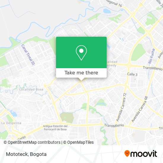 Mototeck map