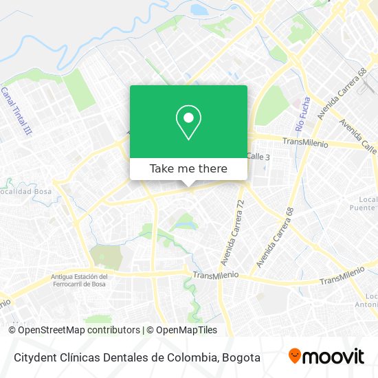 Citydent Clínicas Dentales de Colombia map