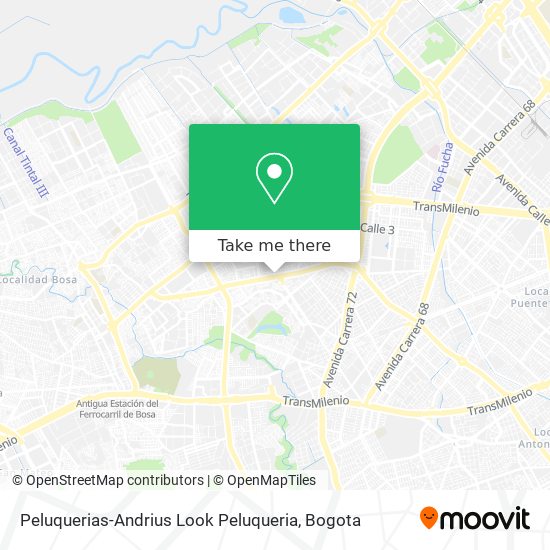 Peluquerias-Andrius Look Peluqueria map