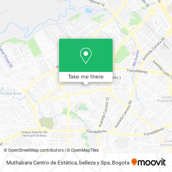 Muthabara Centro de Estética, belleza y Spa map