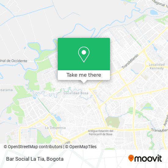 Bar Social La Tia map