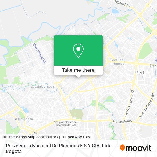 Proveedora Nacional De Plãsticos F S Y CIA. Ltda map