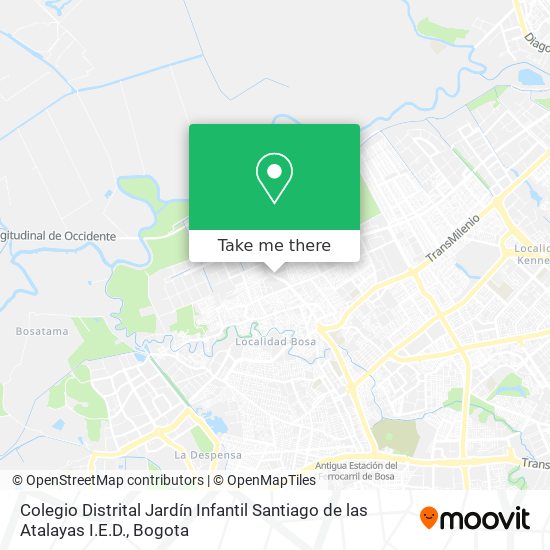 Colegio Distrital Jardín Infantil Santiago de las Atalayas I.E.D. map