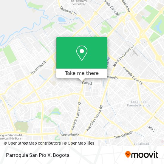 Parroquia San Pío X map