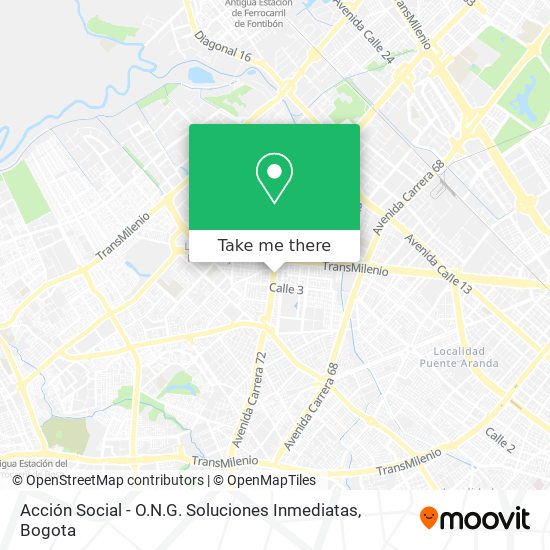 Mapa de Acción Social - O.N.G. Soluciones Inmediatas