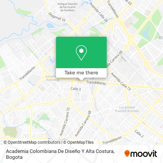 Academia Colombiana De Diseño Y Alta Costura map