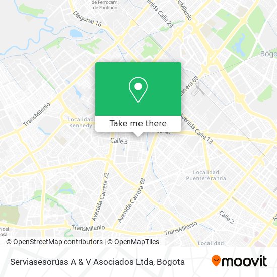 Serviasesorúas A & V Asociados Ltda map