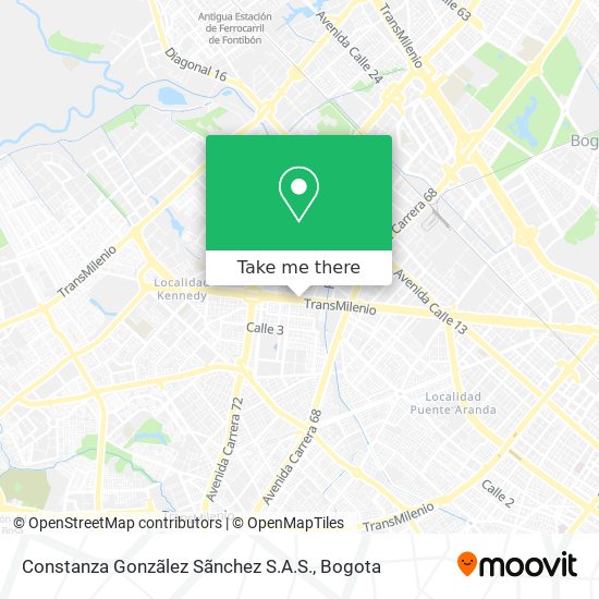 Constanza Gonzãlez Sãnchez S.A.S. map