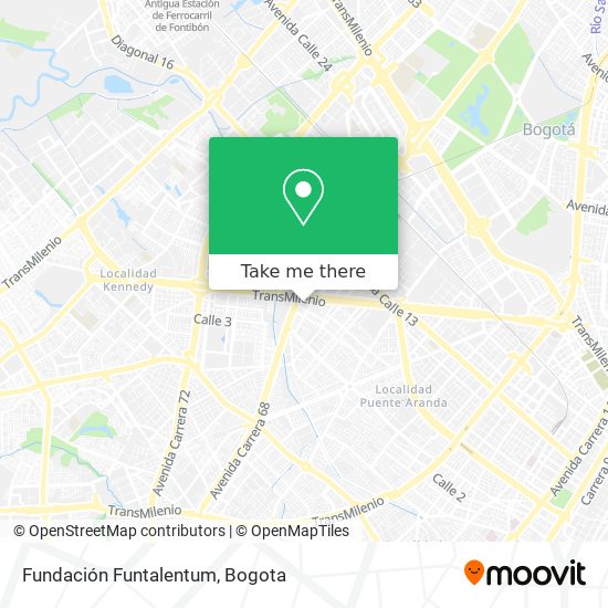 Fundación Funtalentum map