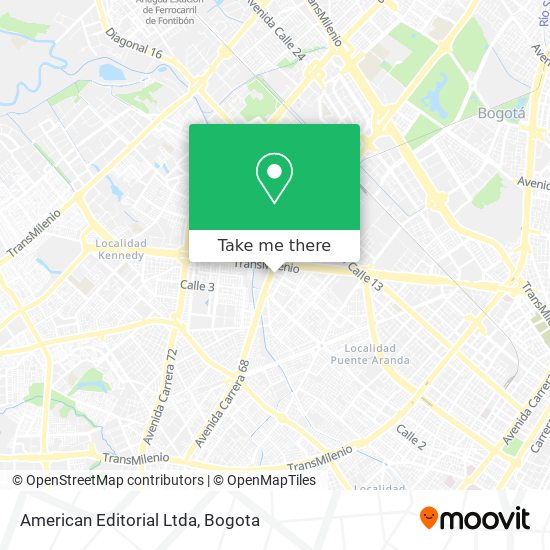Mapa de American Editorial Ltda