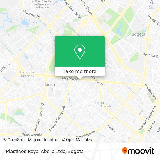 Plásticos Royal Abella Ltda map
