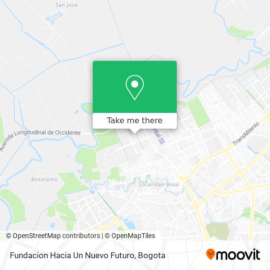 Fundacion Hacia Un Nuevo Futuro map