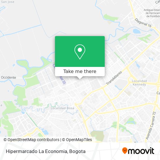 Hipermarcado La Economia map