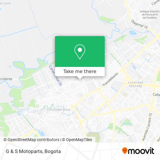 Mapa de G & S Motoparts
