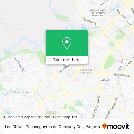 Mapa de Las Chivas Pachangueras de Octavio y Ceci