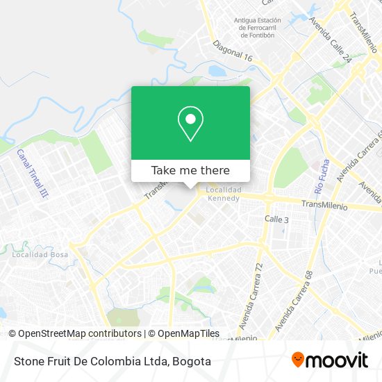 Stone Fruit De Colombia Ltda map