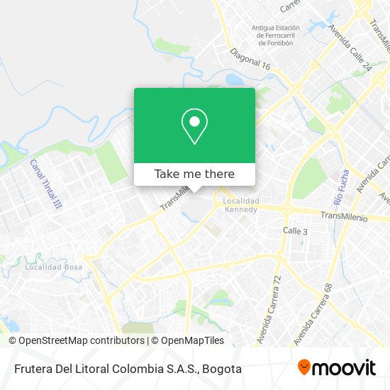 Frutera Del Litoral Colombia S.A.S. map