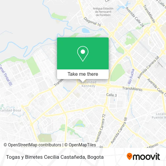 Togas y Birretes Cecilia Castañeda map