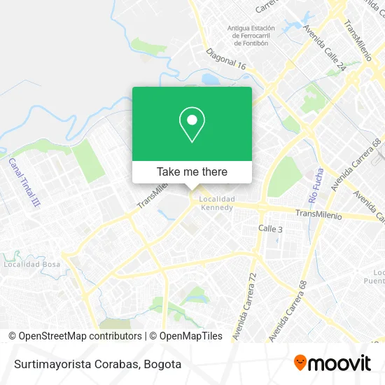 Mapa de Surtimayorista Corabas