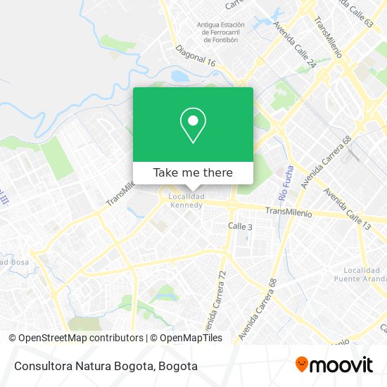 Consultora Natura Bogota map