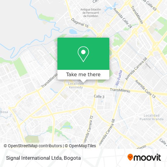 Mapa de Signal International Ltda