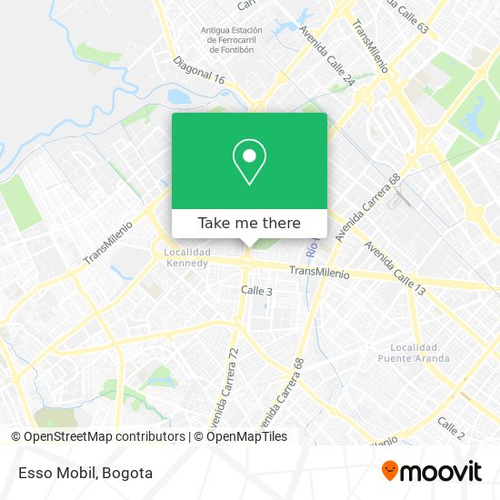 Esso Mobil map