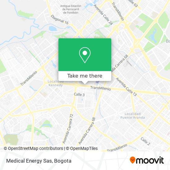 Medical Energy Sas map