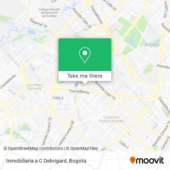 Inmobiliaria a C Debrigard map