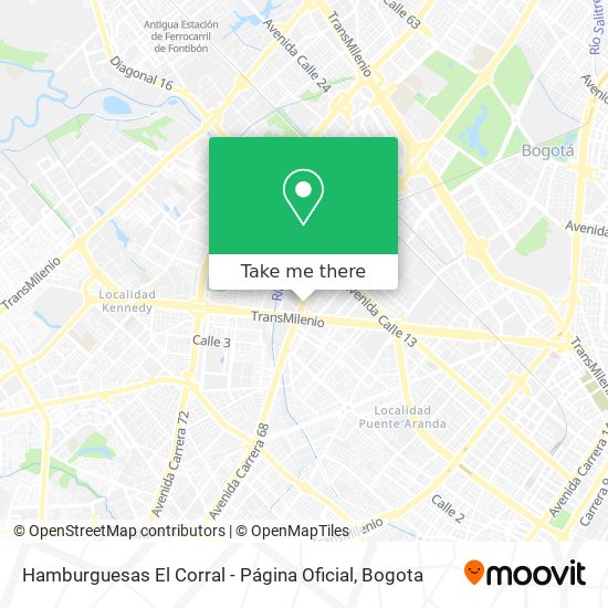 Hamburguesas El Corral - Página Oficial map