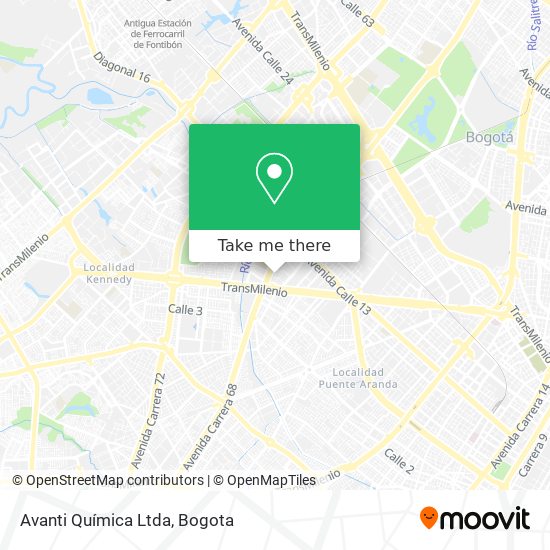 Avanti Química Ltda map