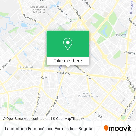 Laboratorio Farmacéutico Farmandina map