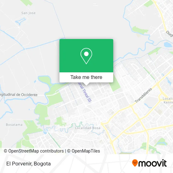 El Porvenir map