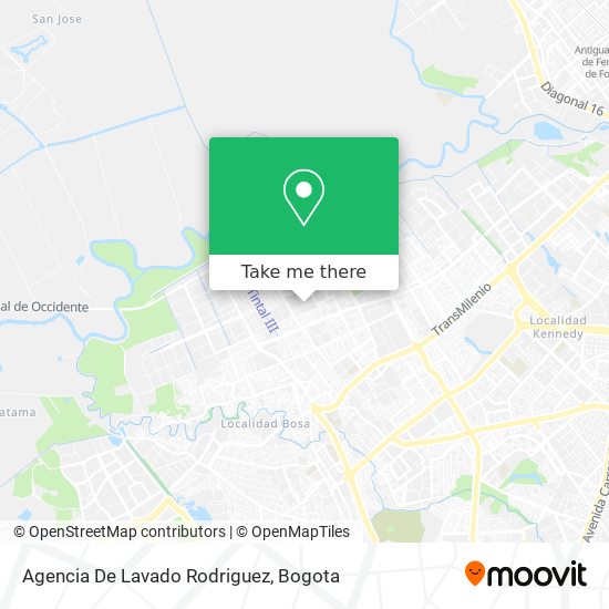 Agencia De Lavado Rodriguez map
