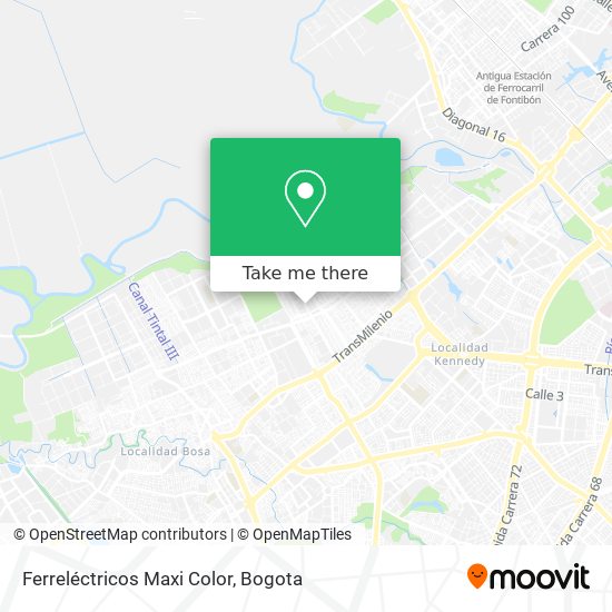 Ferreléctricos Maxi Color map