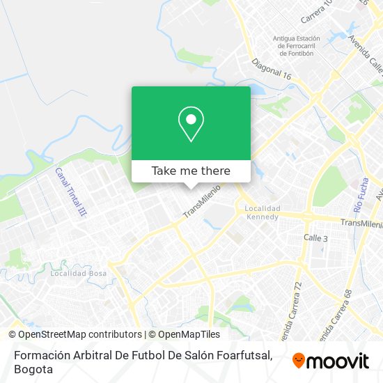 Formación Arbitral De Futbol De Salón Foarfutsal map