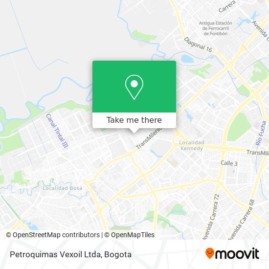 Petroquimas Vexoil Ltda map
