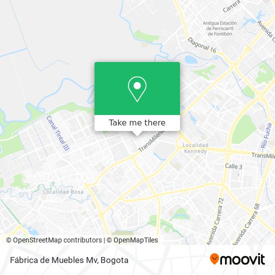 Mapa de Fábrica de Muebles Mv