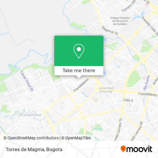 Torres de Magma map