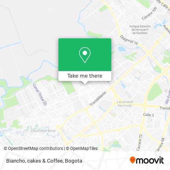 Mapa de Biancho, cakes & Coffee