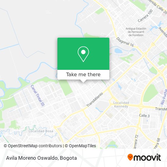 Mapa de Avila Moreno Oswaldo