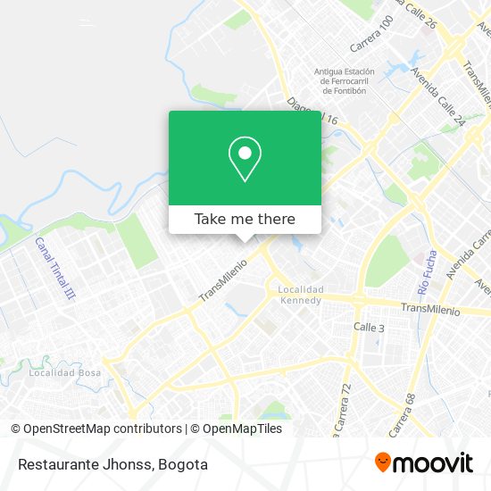 Restaurante Jhonss map