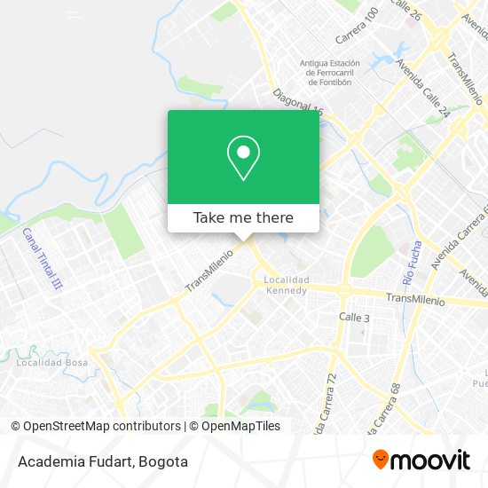 Academia Fudart map