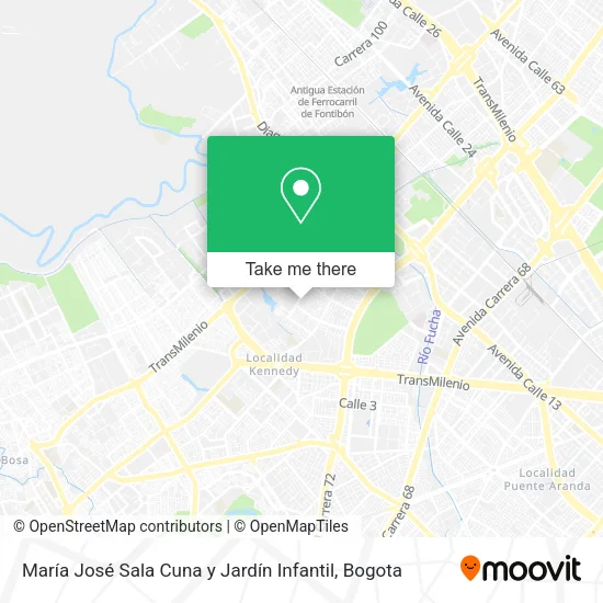 María José Sala Cuna y Jardín Infantil map
