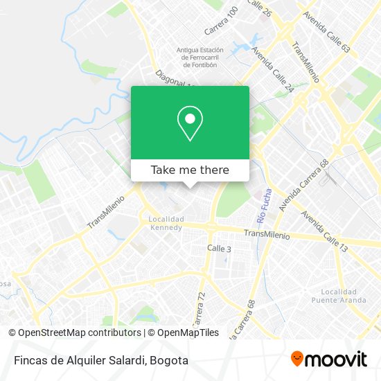 Fincas de Alquiler Salardi map