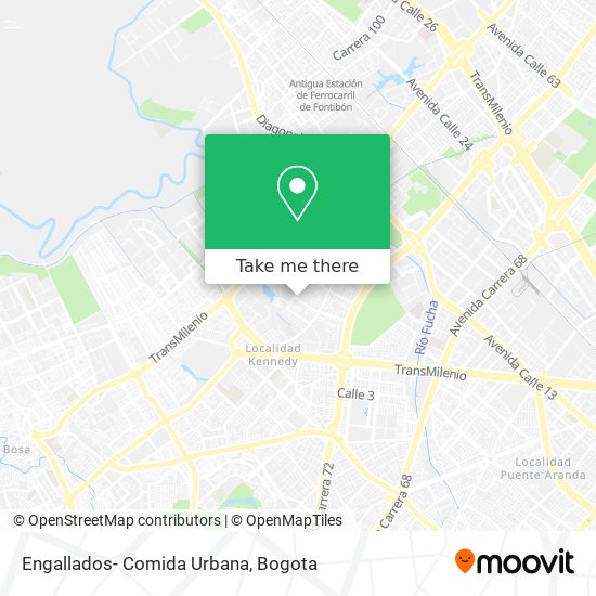 Engallados- Comida Urbana map