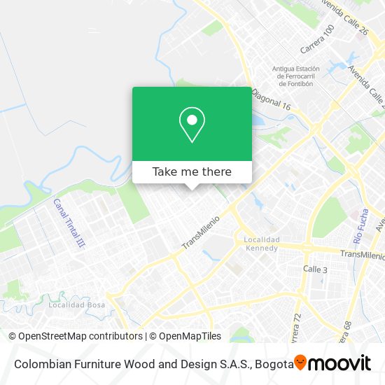 Colombian Furniture Wood and Design S.A.S. map