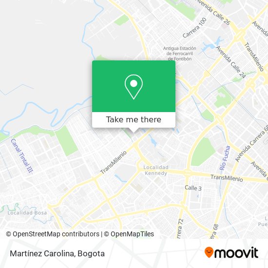 Martínez Carolina map