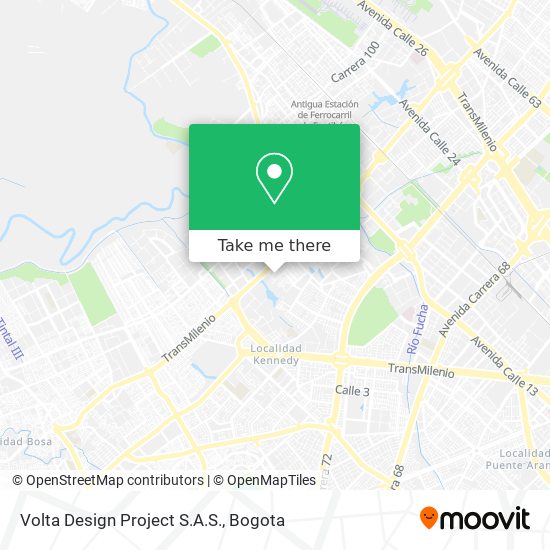 Mapa de Volta Design Project S.A.S.