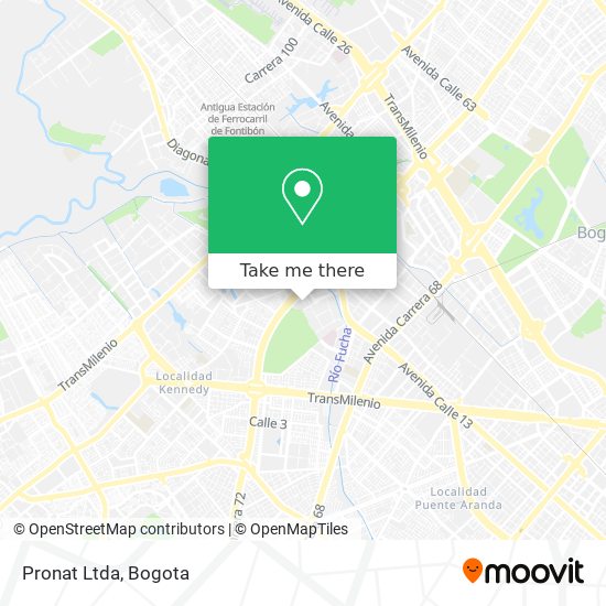 Pronat Ltda map