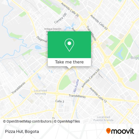 Pizza Hut map